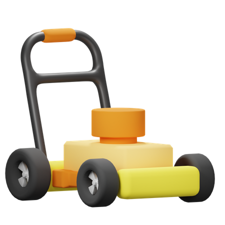 Lawn Mower  3D Icon