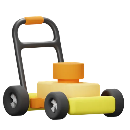 Lawn Mower  3D Icon