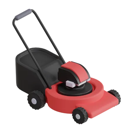 Lawn mower  3D Illustration