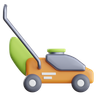 lawn mower emoji 3d