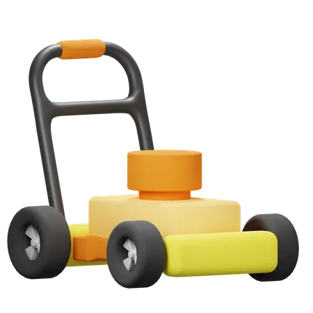 Lawn Mower 3D Icon