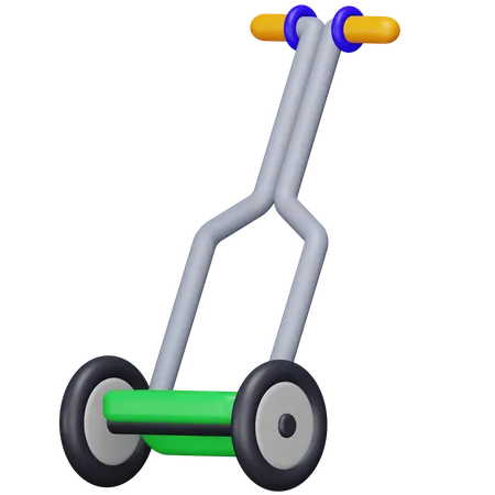 Lawn Mower Manual 3D Icon