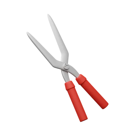 Lawn shears  3D Icon