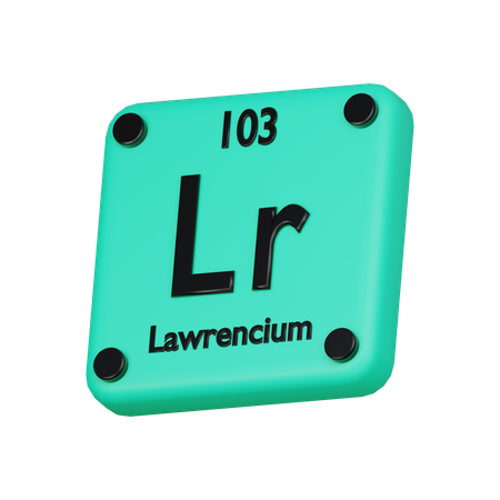 Lawrencium  3D Icon