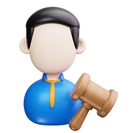 弁護士  3D Icon