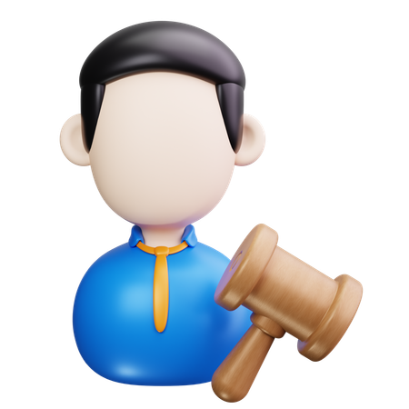 Lawyer  3D Icon