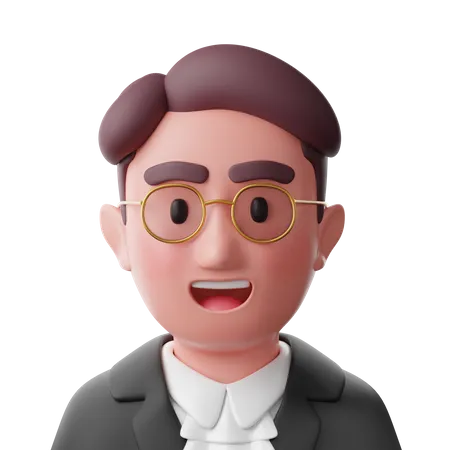 Lawyer  3D Icon