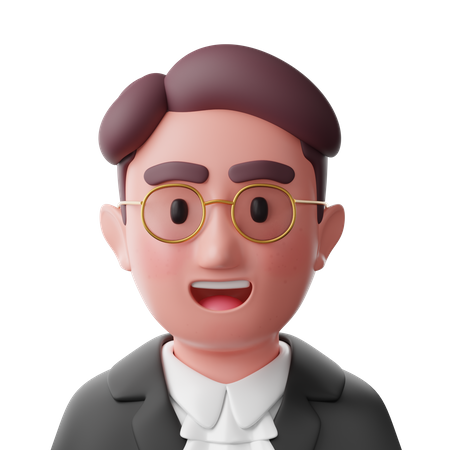 Lawyer 3D Icon