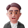 male lawyer emoji 3d