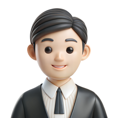 Lawyer Avatar  3D Icon