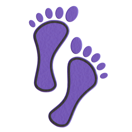 Laxmi Footprint  3D Icon