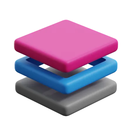 Layer  3D Icon