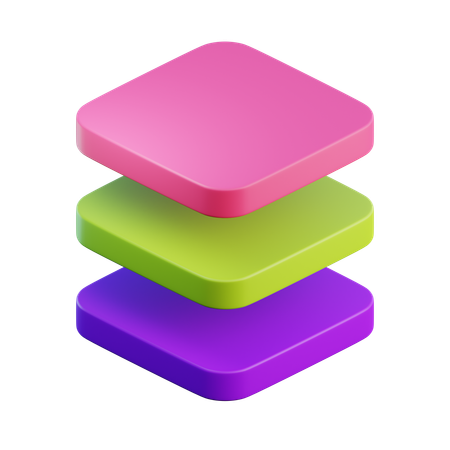 Layer  3D Icon