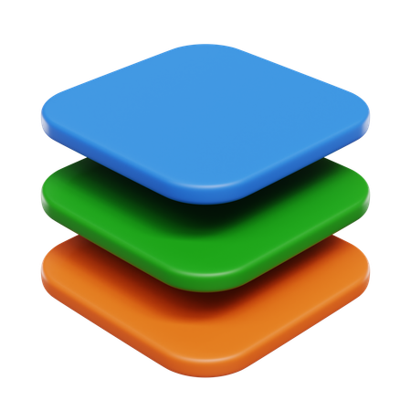 Layer  3D Icon