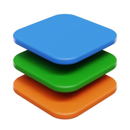 Layer  3D Icon