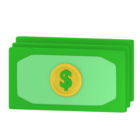 Layer money  3D Illustration