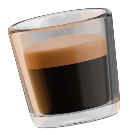 Layered Espresso  3D Icon