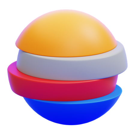 Layered Printing  3D Icon
