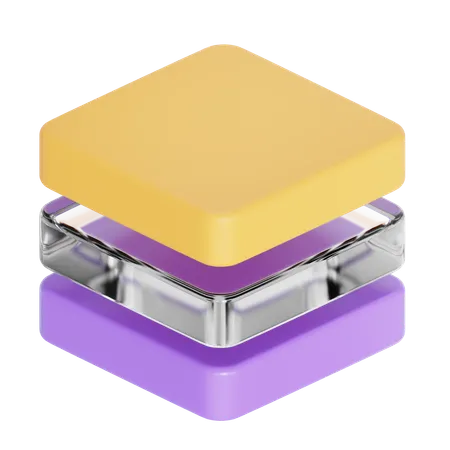 Layers Stack In Design 3D Icon