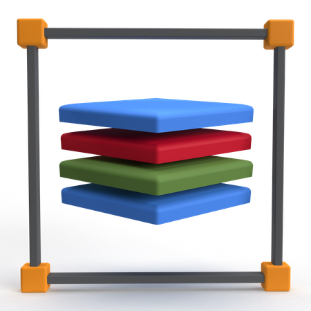 Layers  3D Icon