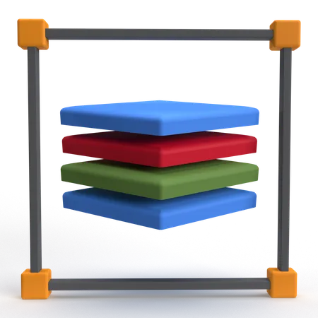 Layers  3D Icon