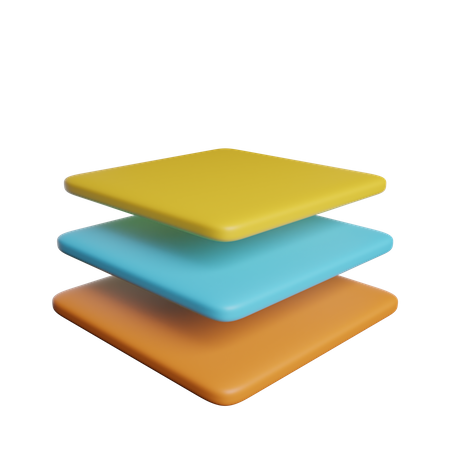 Layers  3D Icon