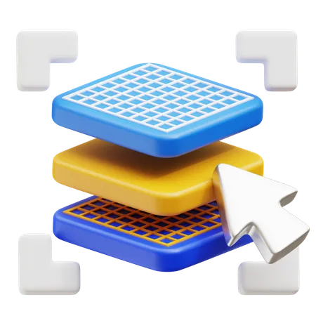 Layers  3D Icon