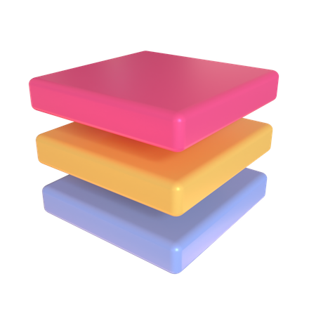 Layers  3D Illustration