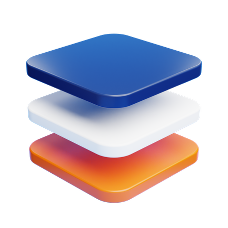 Layer Stack  3D Icon