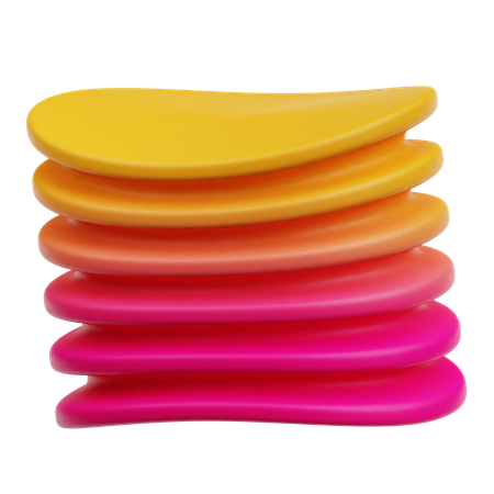 Layers Abstract  3D Icon