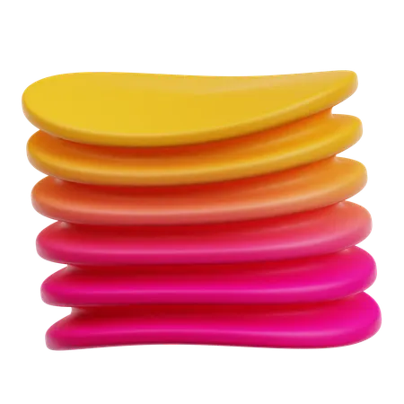Layers Abstract  3D Icon