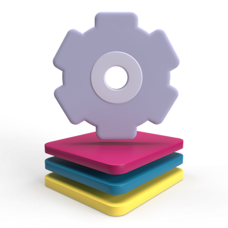 Layers Setting  3D Icon