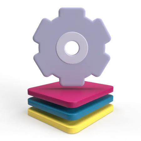 Layers Setting  3D Icon