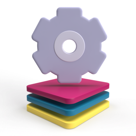 Layers Setting  3D Icon