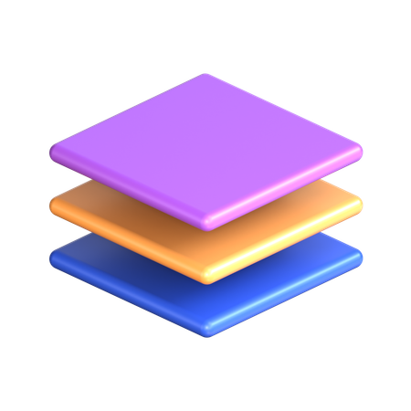 レイヤースタック  3D Icon