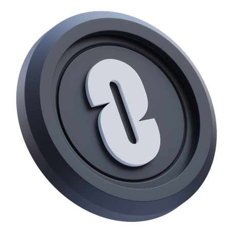 LayerZero Kryptowährung  3D Icon