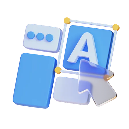 Layout  3D Icon