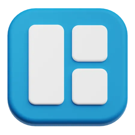 Layout  3D Icon