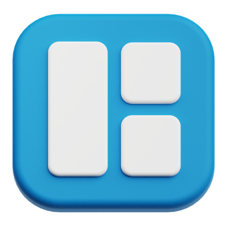 Layout  3D Icon