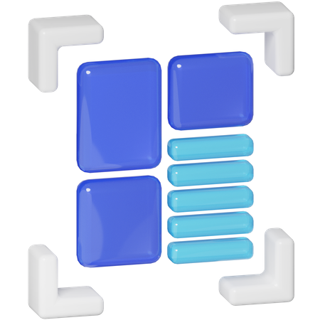 Layout  3D Icon