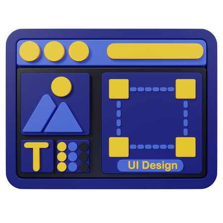 Layout  3D Icon