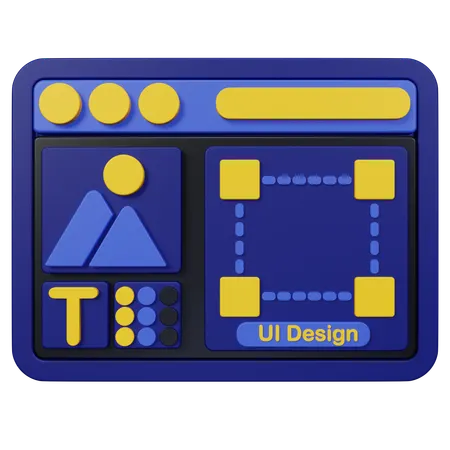 Layout  3D Icon