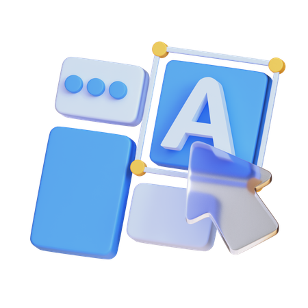 Layout  3D Icon