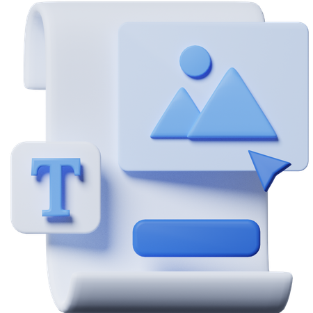 Layout  3D Icon