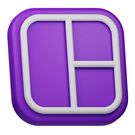 Layout  3D Icon