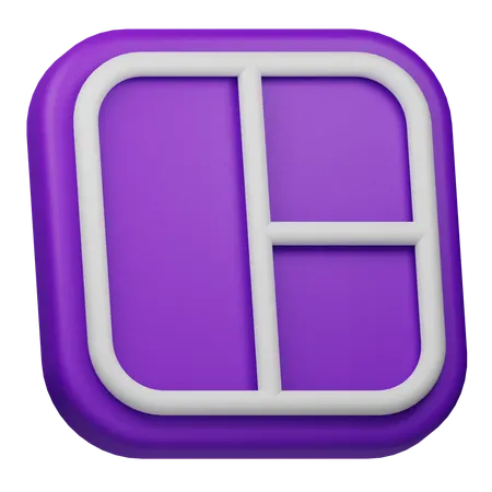 Layout  3D Icon