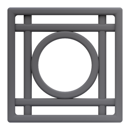 Layout  3D Icon