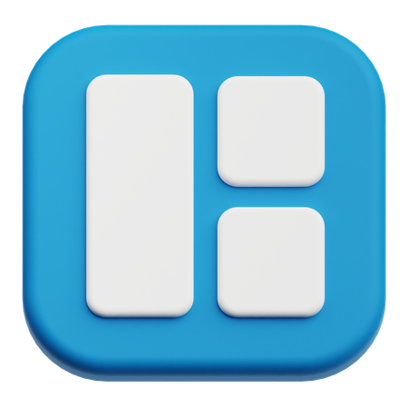 Layout  3D Icon