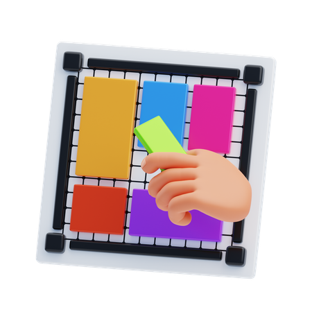 Layout Monitoring  3D Icon
