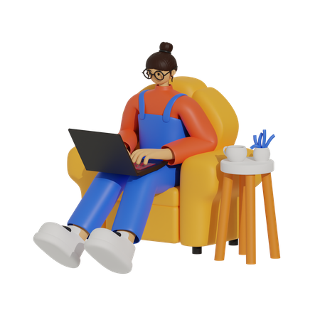 Lazy Days, Productive Ways  3D Icon